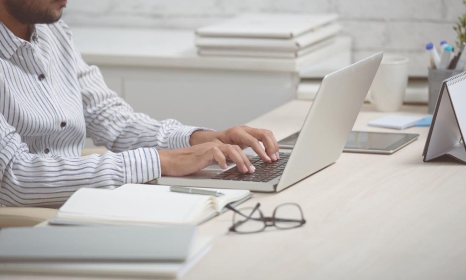 Students collaborating on accessible website project